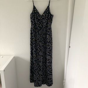 Sugar + Lips Navy Heart Jumpsuit